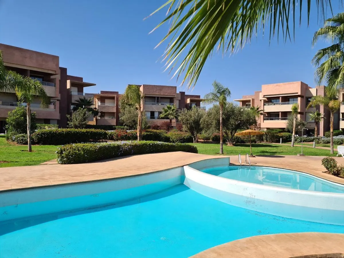 דירה מרקש Appartement Chic Avec Jardin A Prestigia Golf City